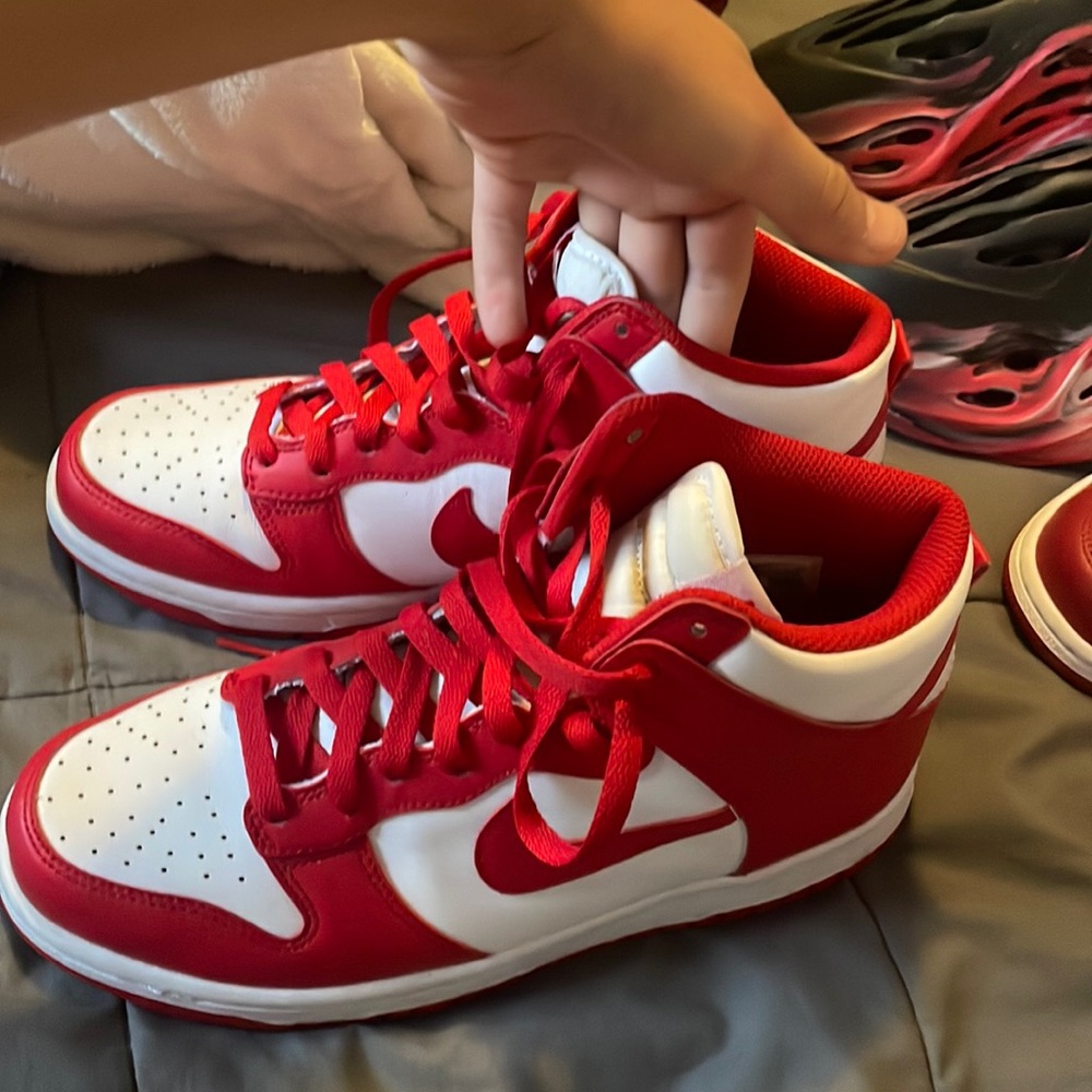 Nike dunks red